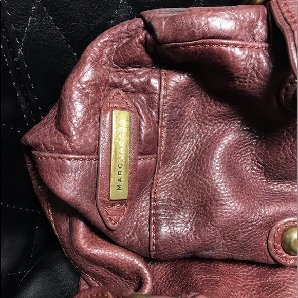 MARC JACOBS Burgundy Print Bag - Picture 3 of 7